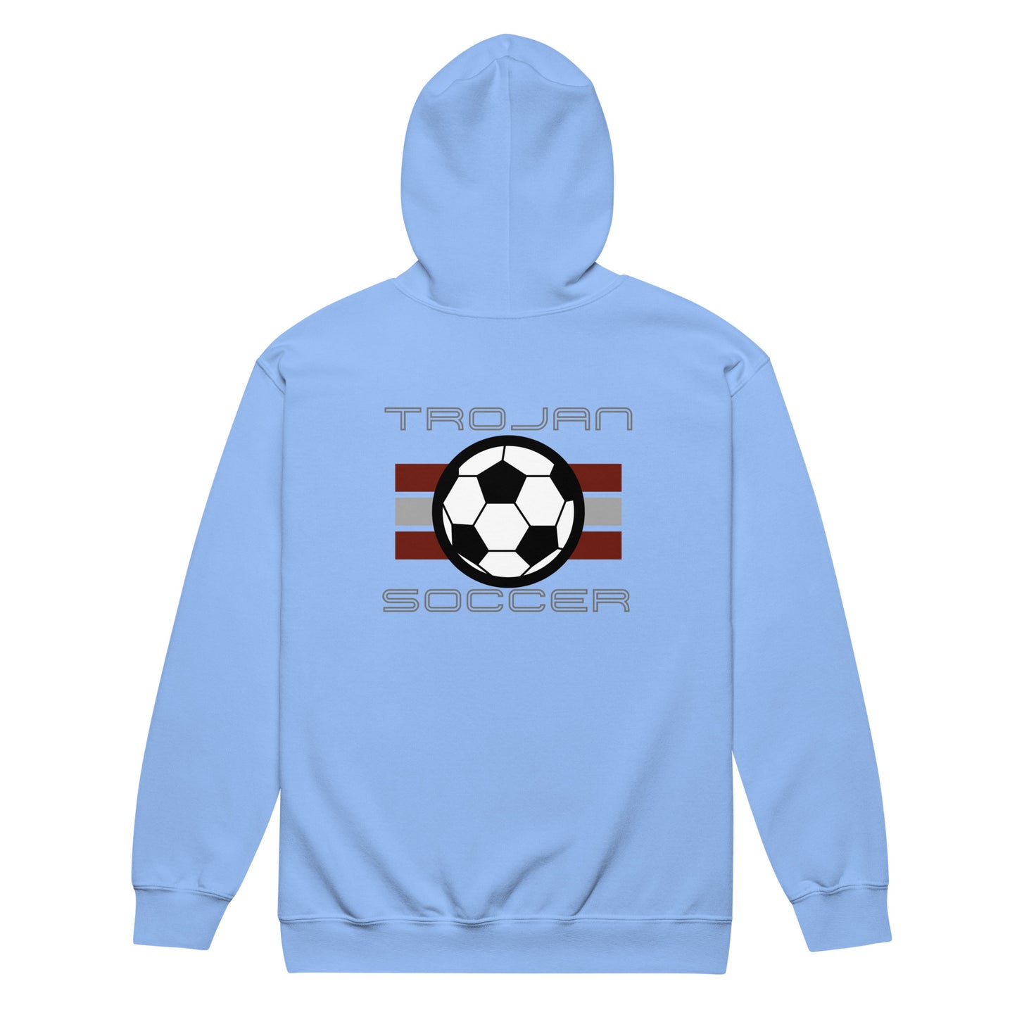 Trojan Soccer Unisex Zip Hoodie
