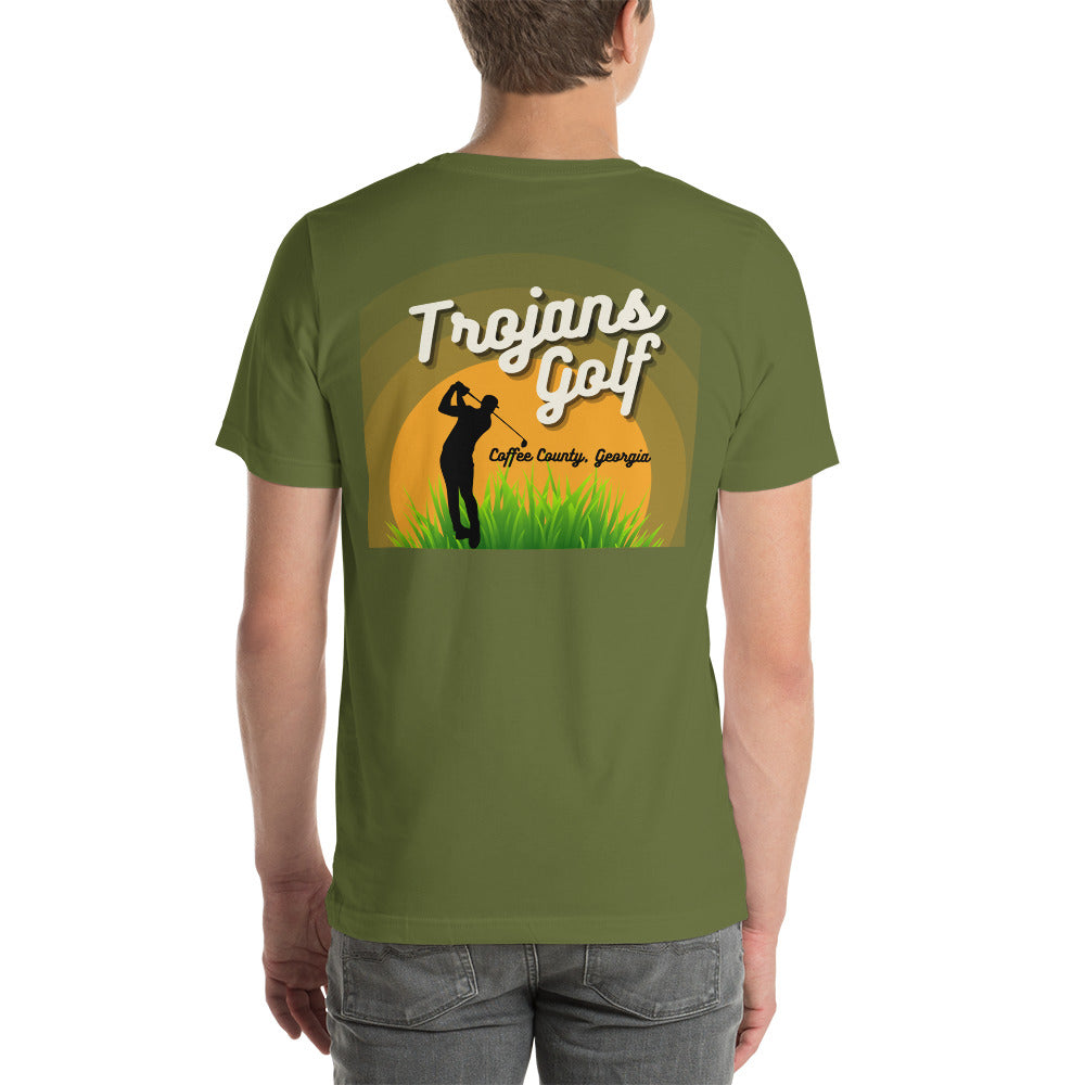 Trojans Golf Bella Canvas Unisex T-Shirt