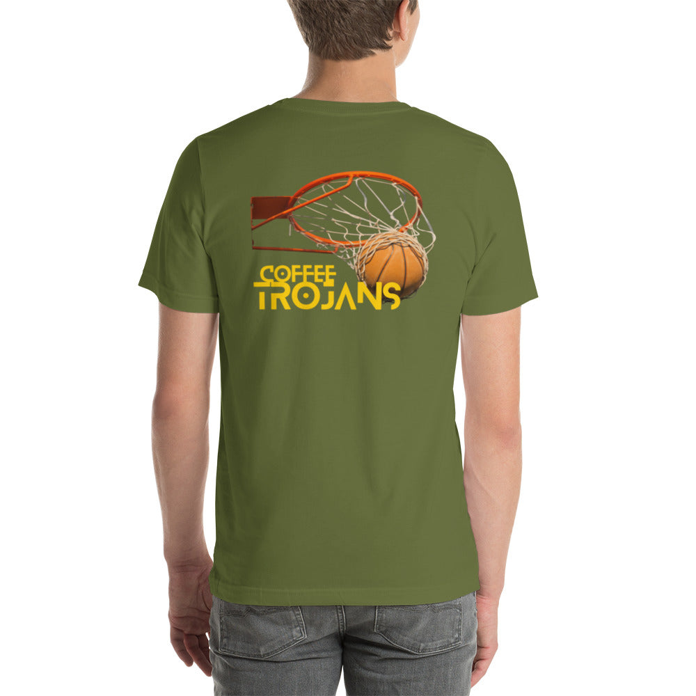 Trojans Basketball Bella Canvas Unisex T-Shirt