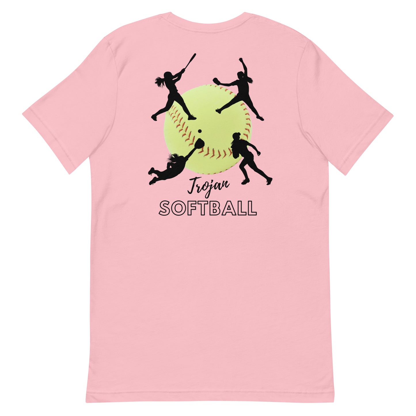 Trojan Softball Unisex Bella Canvas T-Shirt (Lighter Colors)