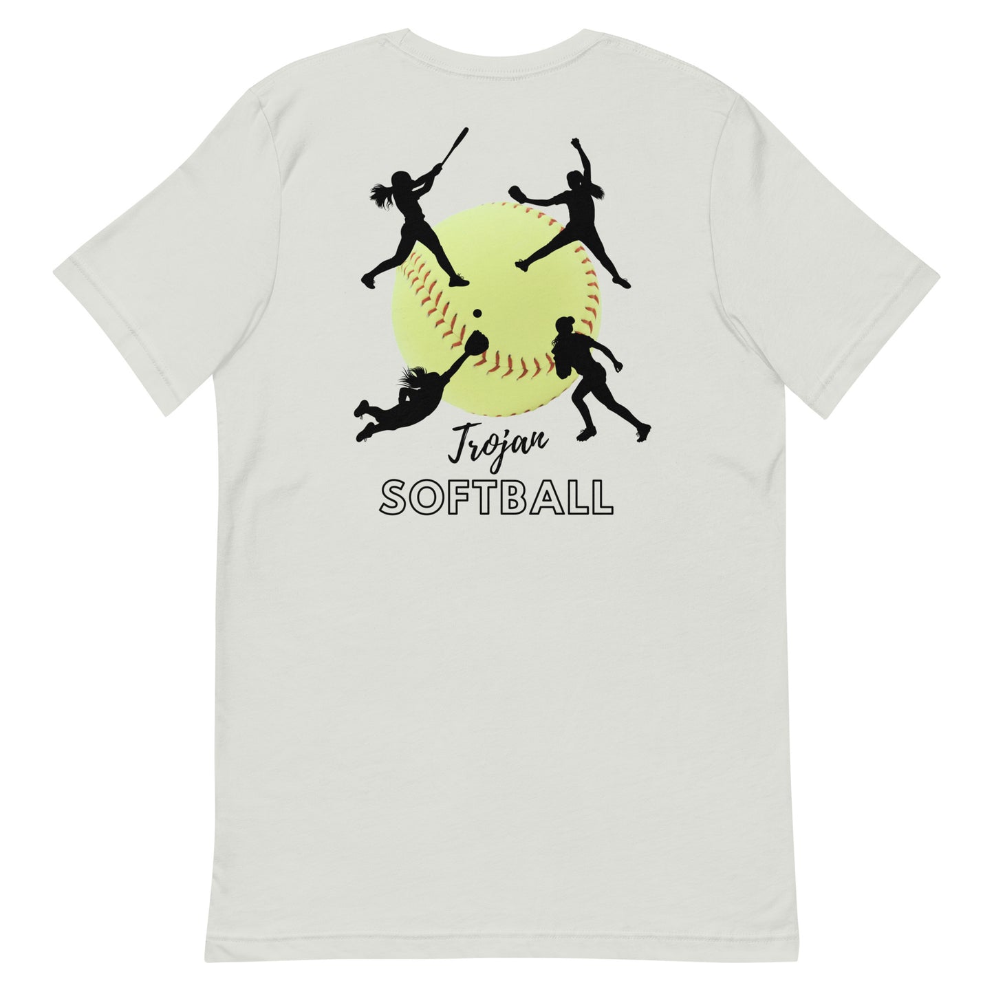 Trojan Softball Unisex Bella Canvas T-Shirt (Lighter Colors)