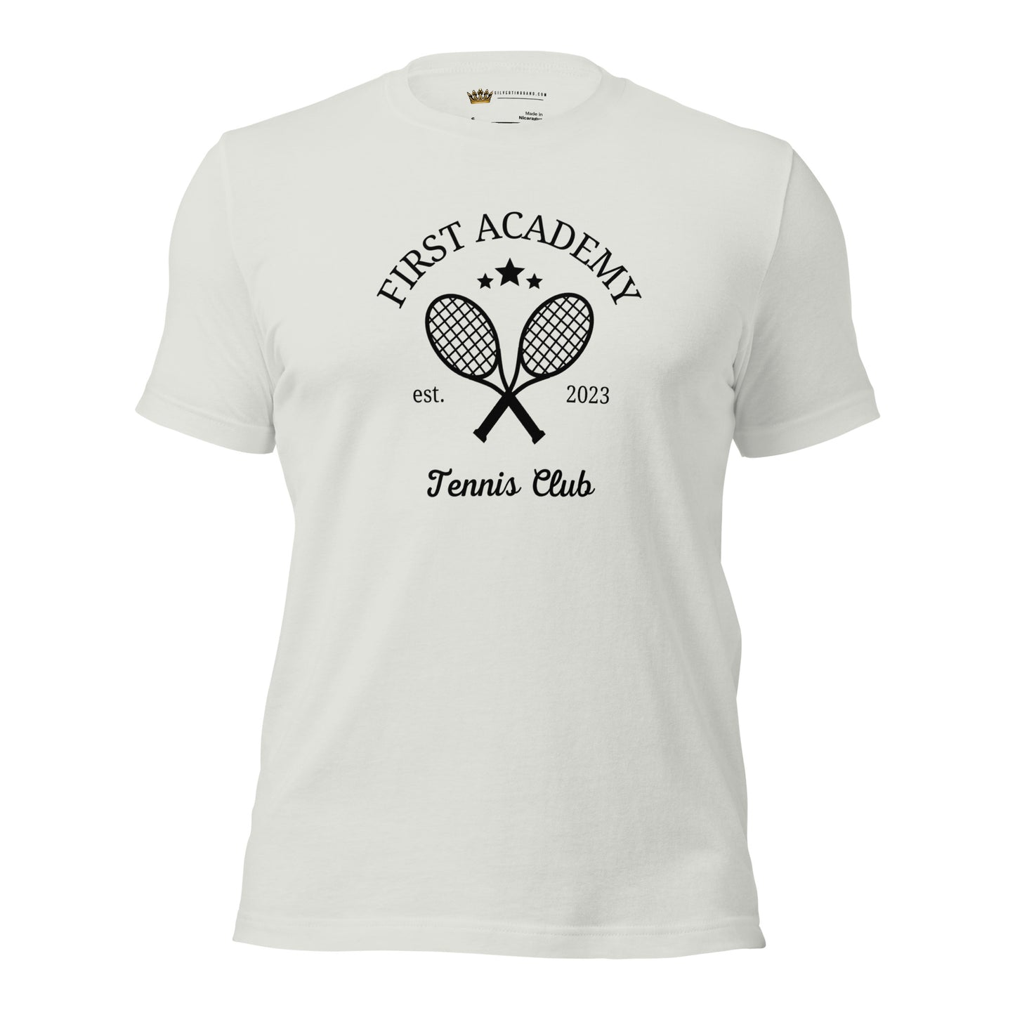 First Academy Tennis Club Shirt, Tennis T-Shirt, Bella Canvas Tennis Tee