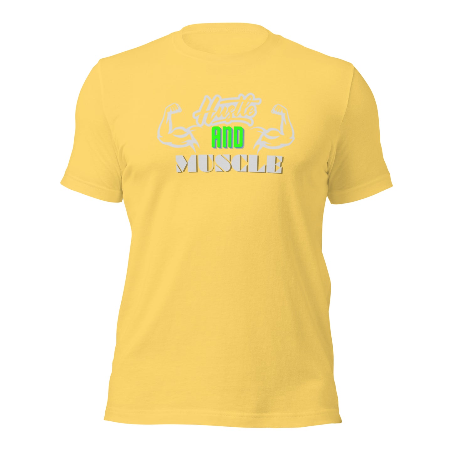 Crossfit Team Name Hustle and Muscle Unisex T-Shirt