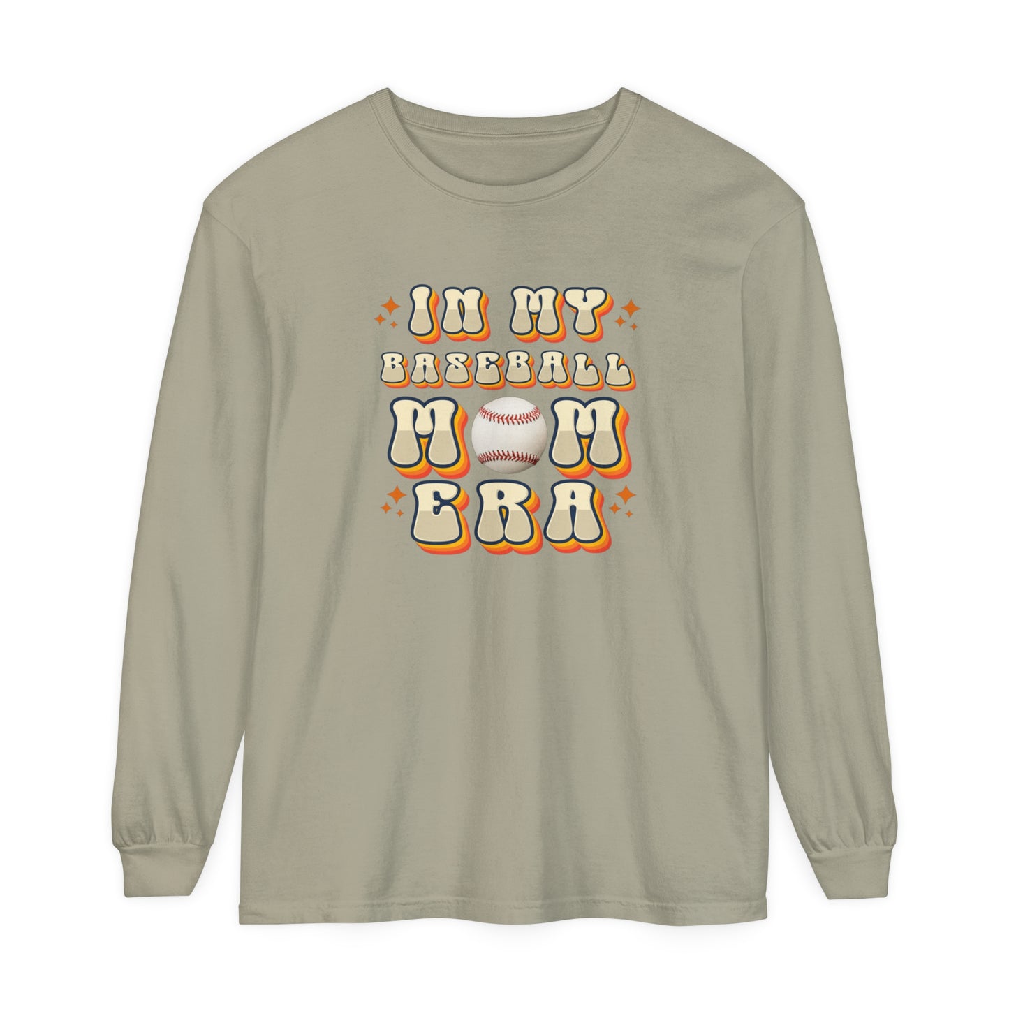 Comfort Colors Long Sleeve T-Shirt In My Baseball Mom Era