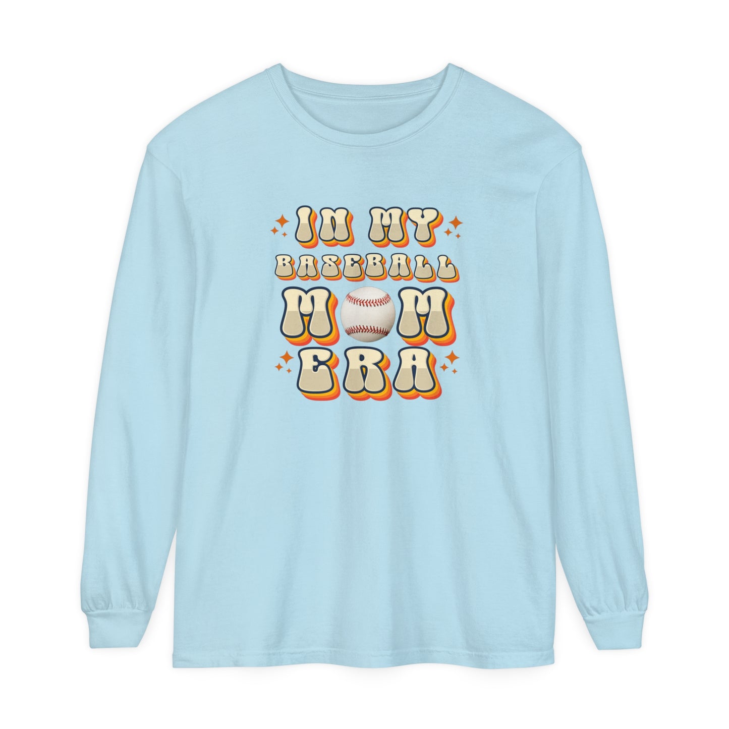 Comfort Colors Long Sleeve T-Shirt In My Baseball Mom Era