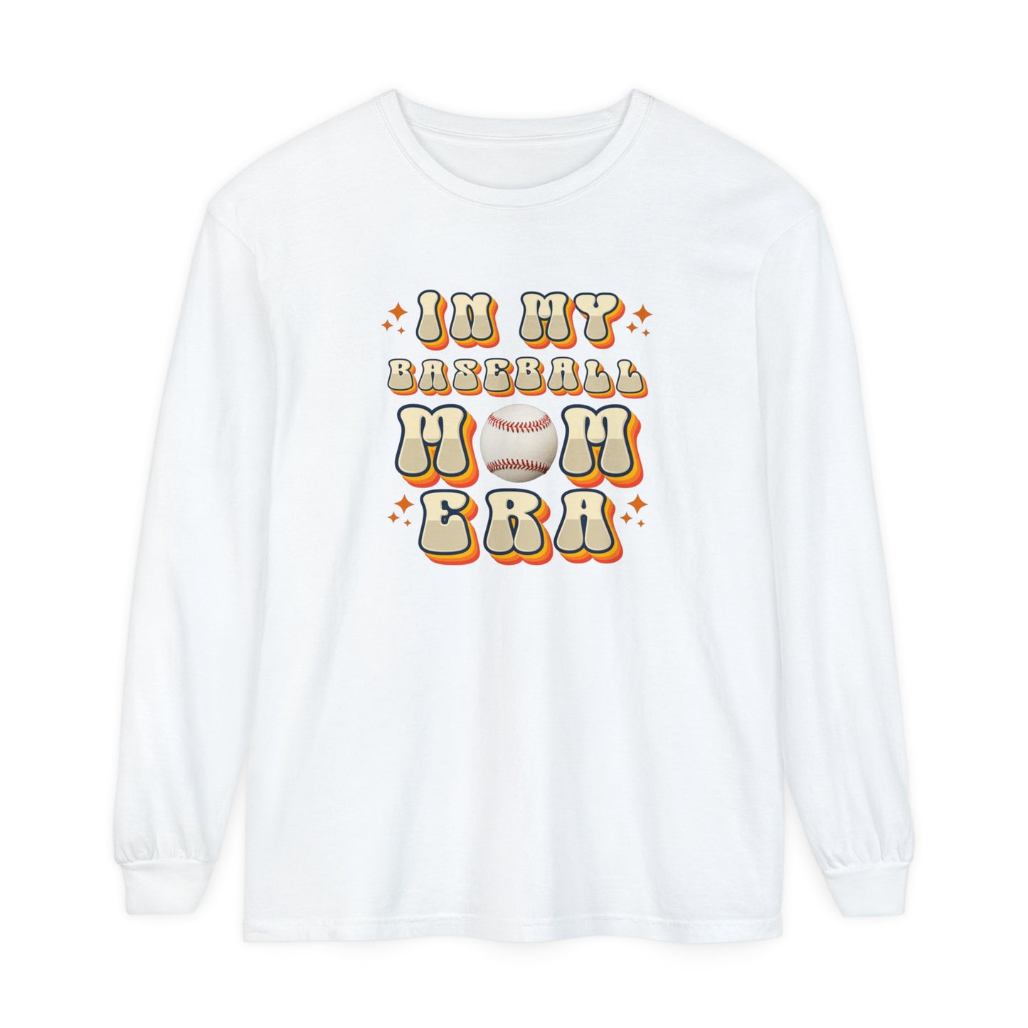 Comfort Colors Long Sleeve T-Shirt In My Baseball Mom Era