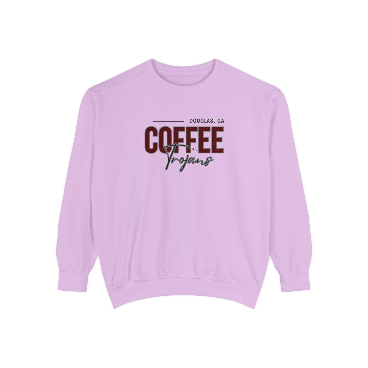 Comfort Colors Unisex Sweatshirt Douglas Georgia Coffee Trojans