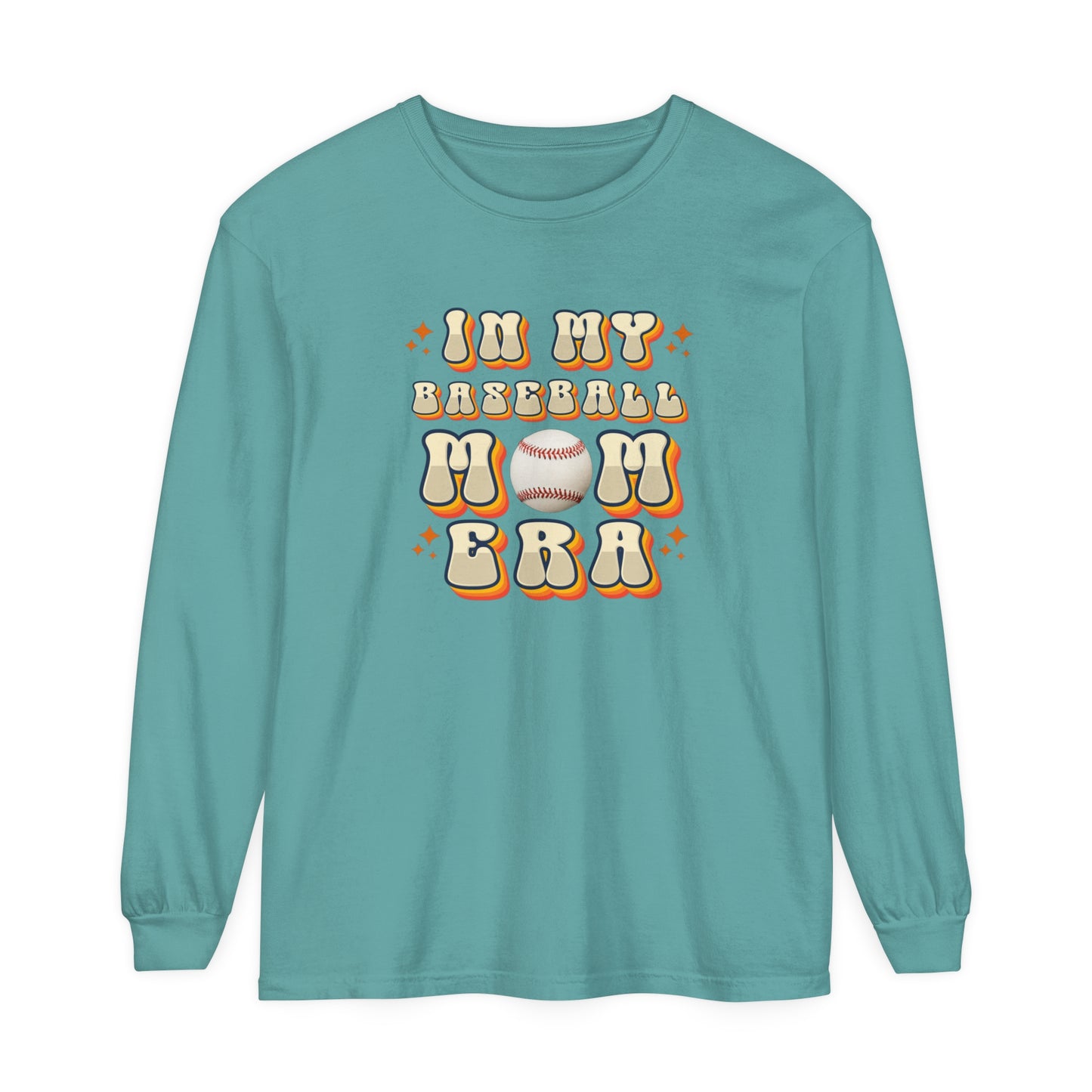 Comfort Colors Long Sleeve T-Shirt In My Baseball Mom Era