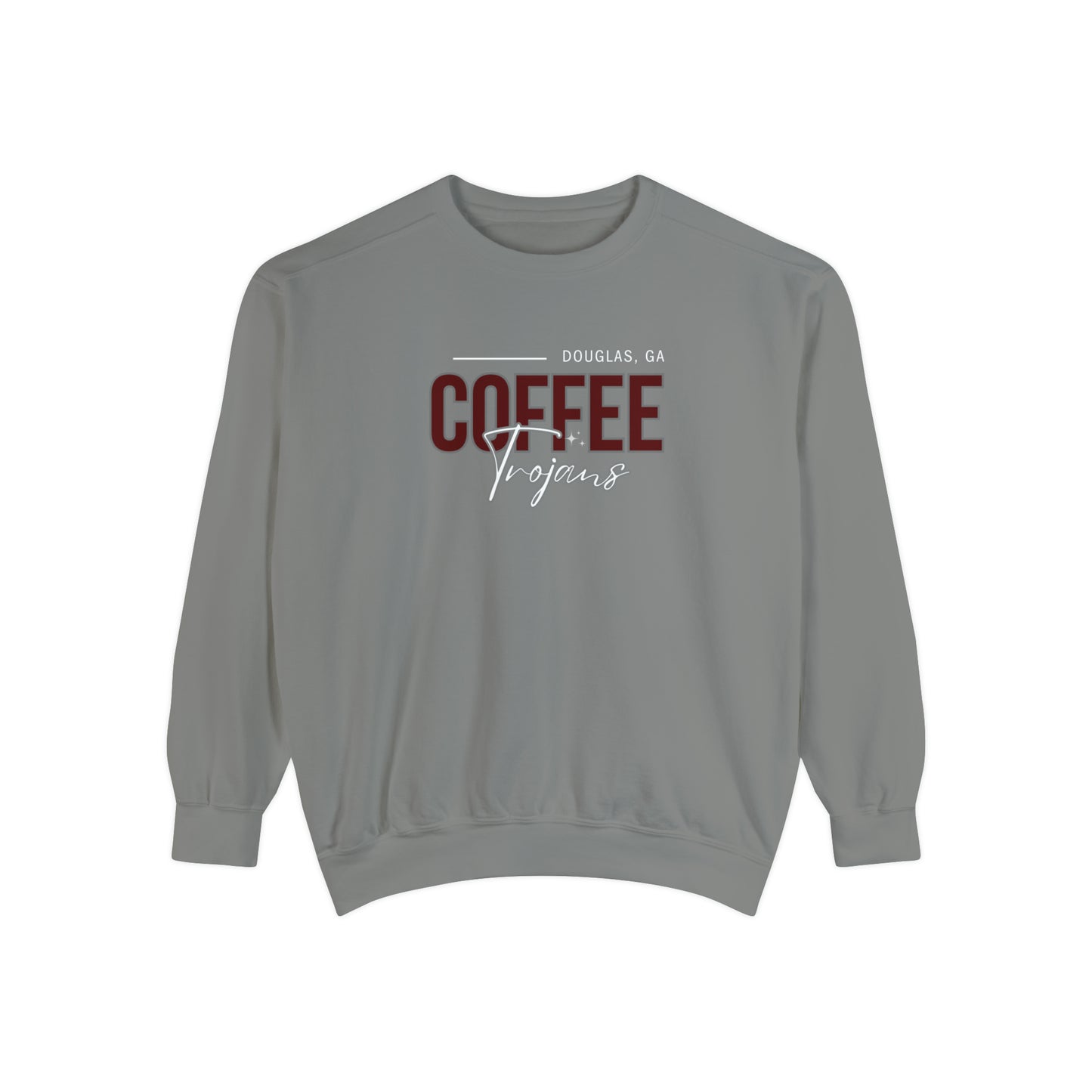 Comfort Colors Unisex Sweatshirt Douglas Georgia Coffee Trojans