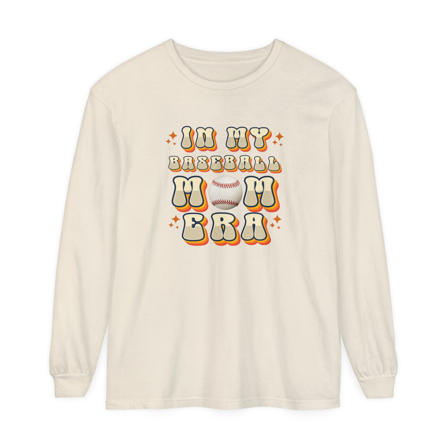 Comfort Colors Long Sleeve T-Shirt In My Baseball Mom Era