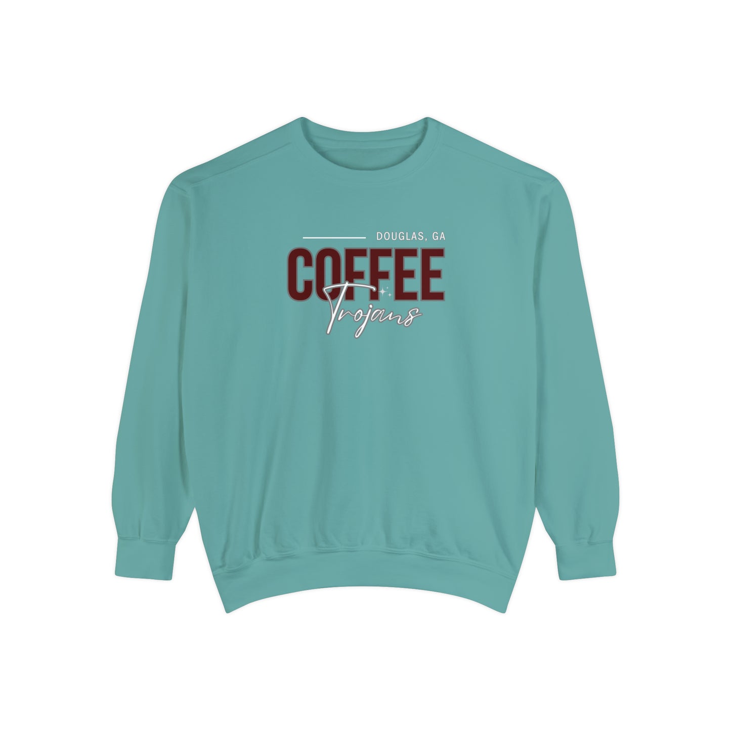 Comfort Colors Unisex Sweatshirt Douglas Georgia Coffee Trojans