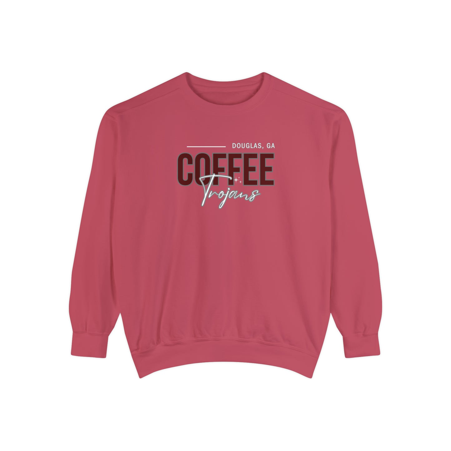 Comfort Colors Unisex Sweatshirt Douglas Georgia Coffee Trojans