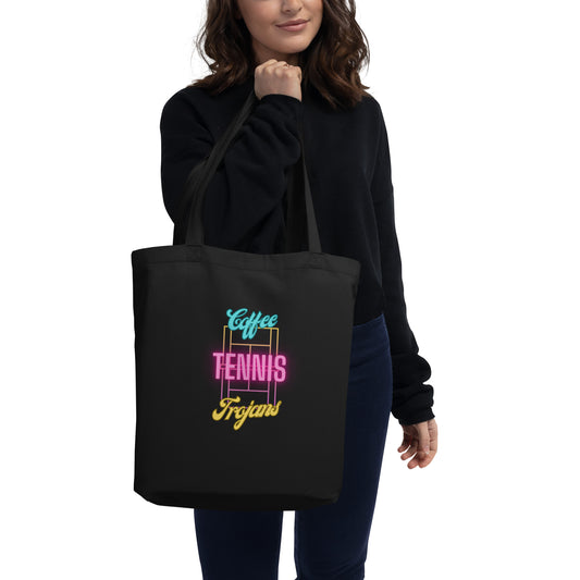 Coffee Trojans Tennis Tote Bag