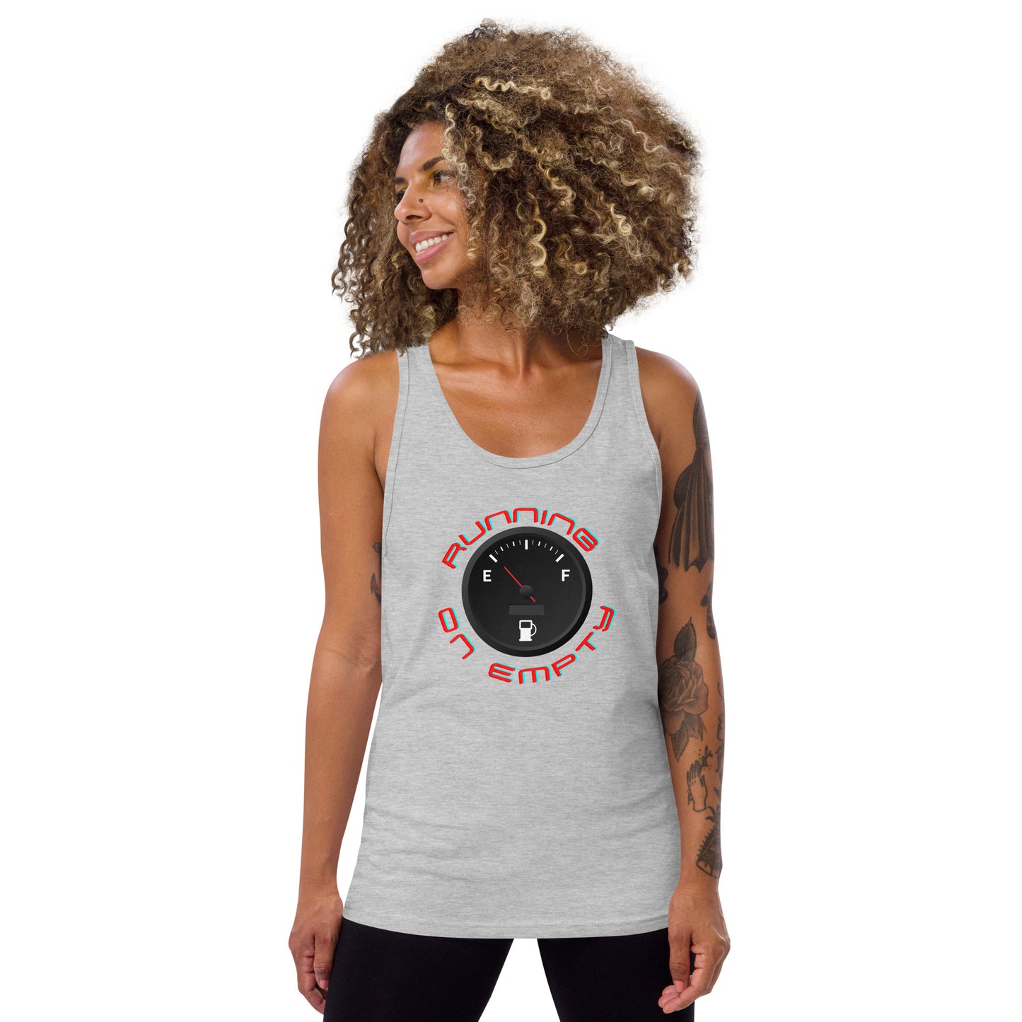 Crossfit Team Name Running On Empty Unisex Tank Top