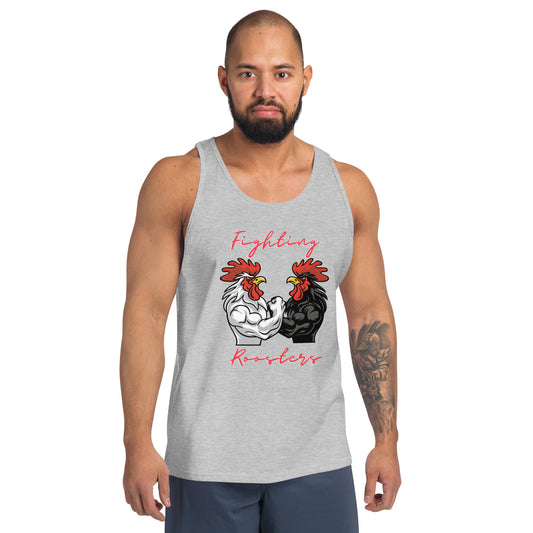 Crossfit Team Name Fighting Roosters Unisex Tank Top