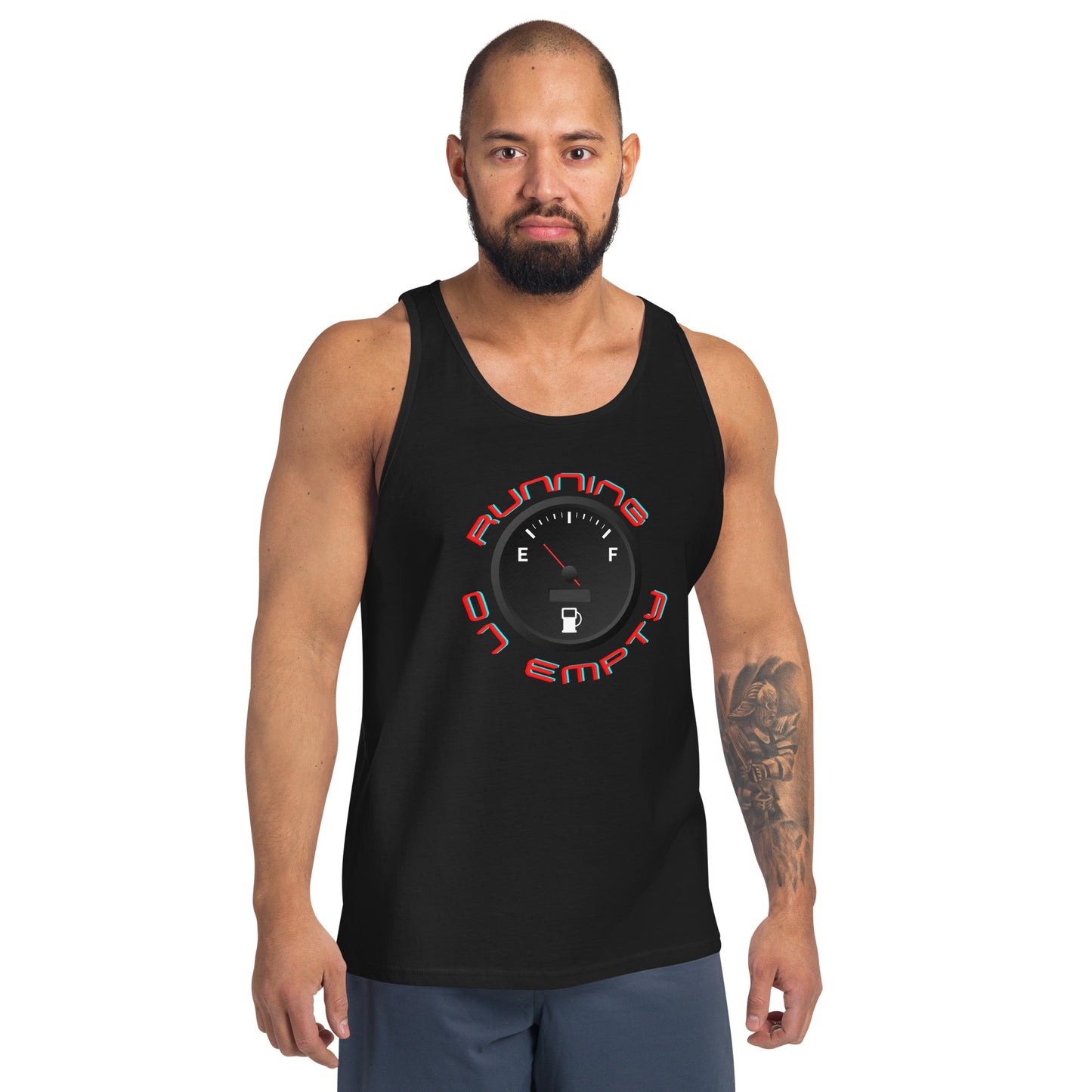 Crossfit Team Name Running On Empty Unisex Tank Top