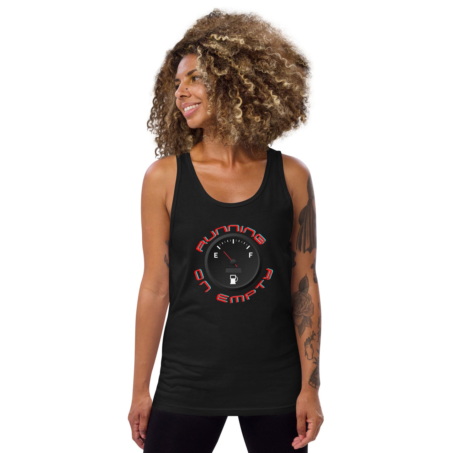 Crossfit Team Name Running On Empty Unisex Tank Top