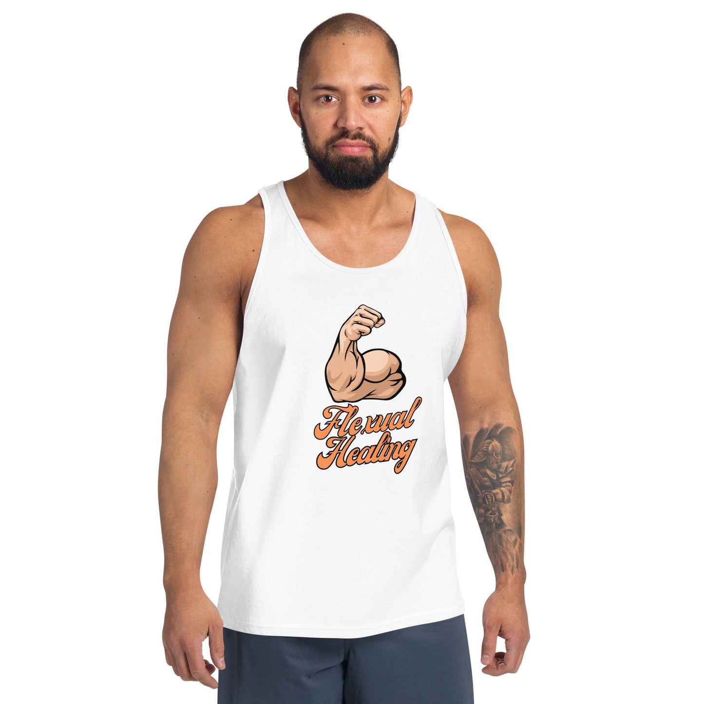 Crossfit Team Name Flexual Healing Unisex Tank Top