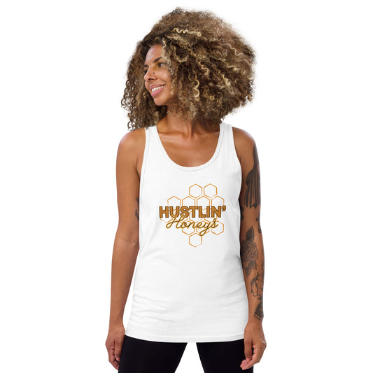 Crossfit Team Name Hustlin' Honeys Unisex Tank Top