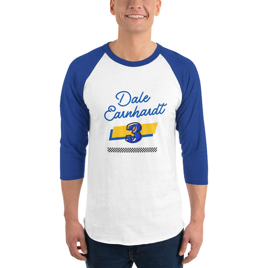 SilverTin Vintage Dale Earnhardt Unisex Raglan Tee