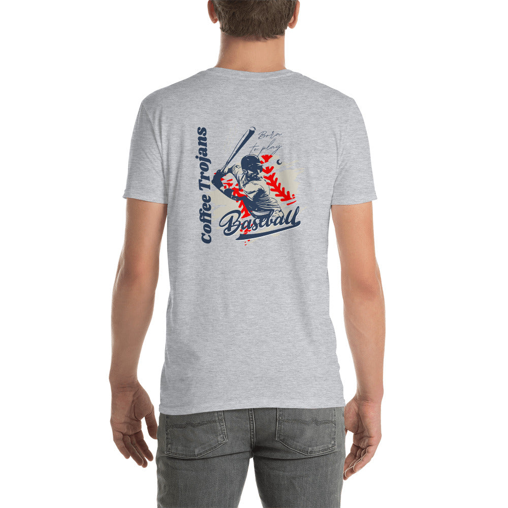 Coffee Trojan Baseball Unisex T-Shirt