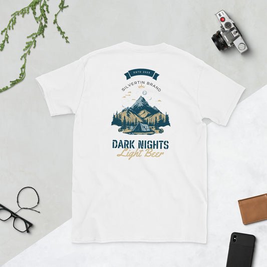 SilverTin Dark Nights Cold Beer Unisex Soft T-Shirt