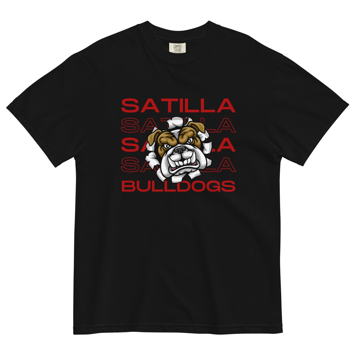 Satilla Bulldogs Comfort Colors Heavyweight School T-Shirt