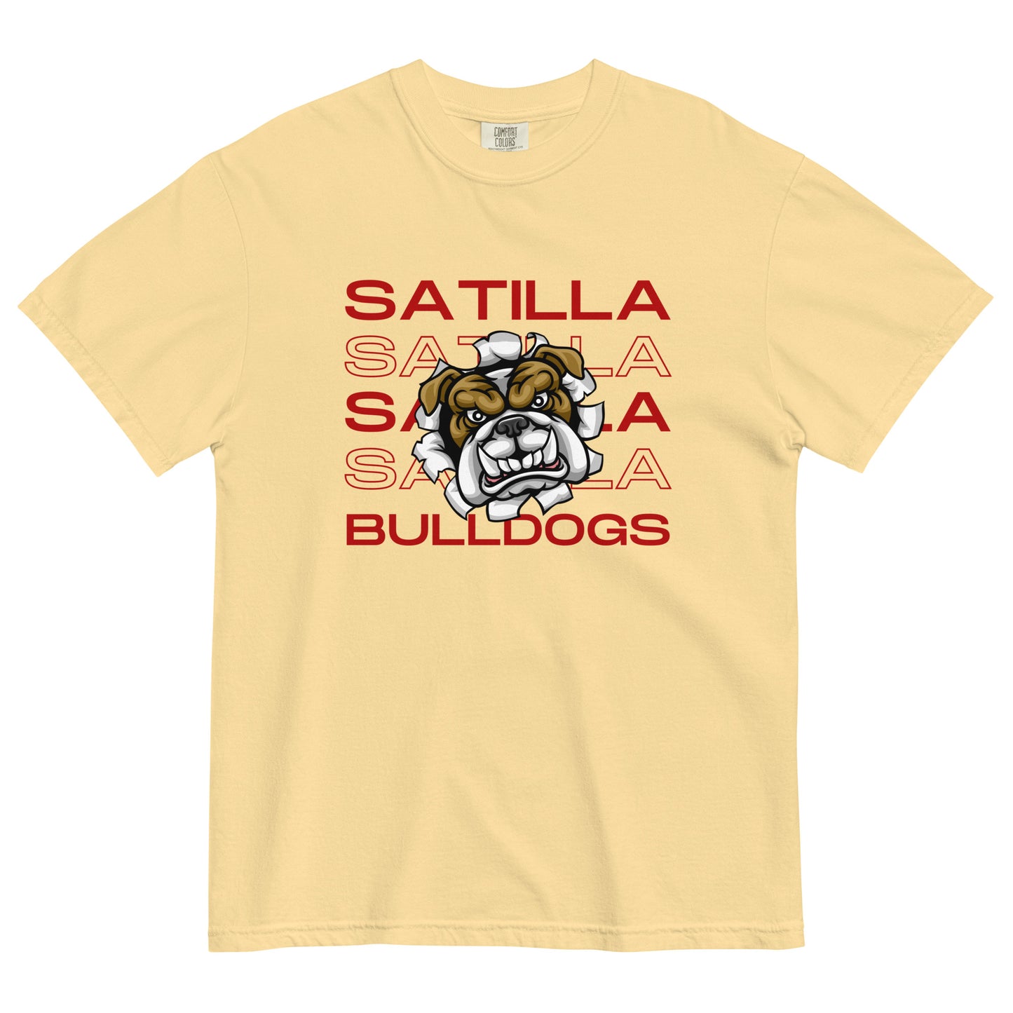 Satilla Bulldogs Comfort Colors Heavyweight School T-Shirt