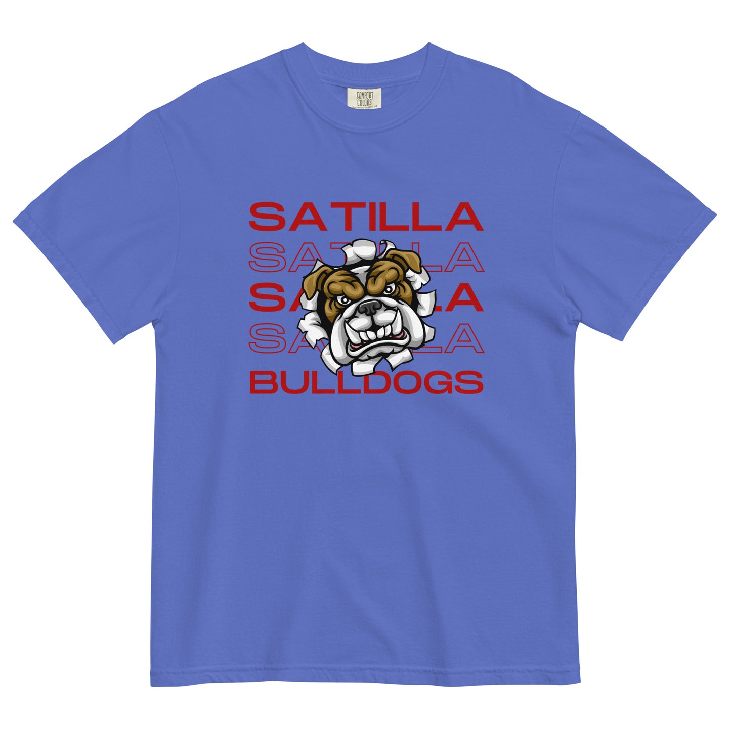 Satilla Bulldogs Comfort Colors Heavyweight School T-Shirt