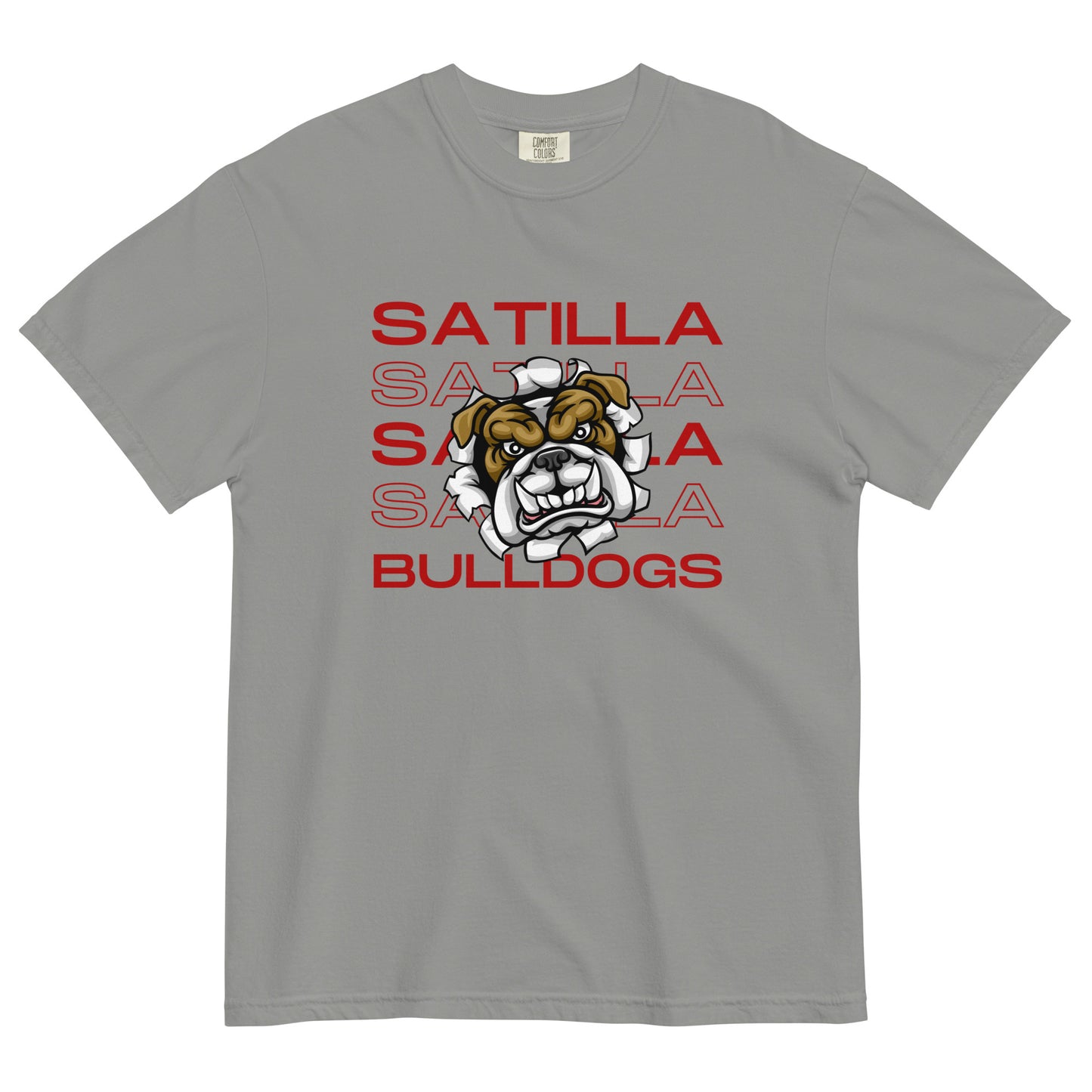 Satilla Bulldogs Comfort Colors Heavyweight School T-Shirt