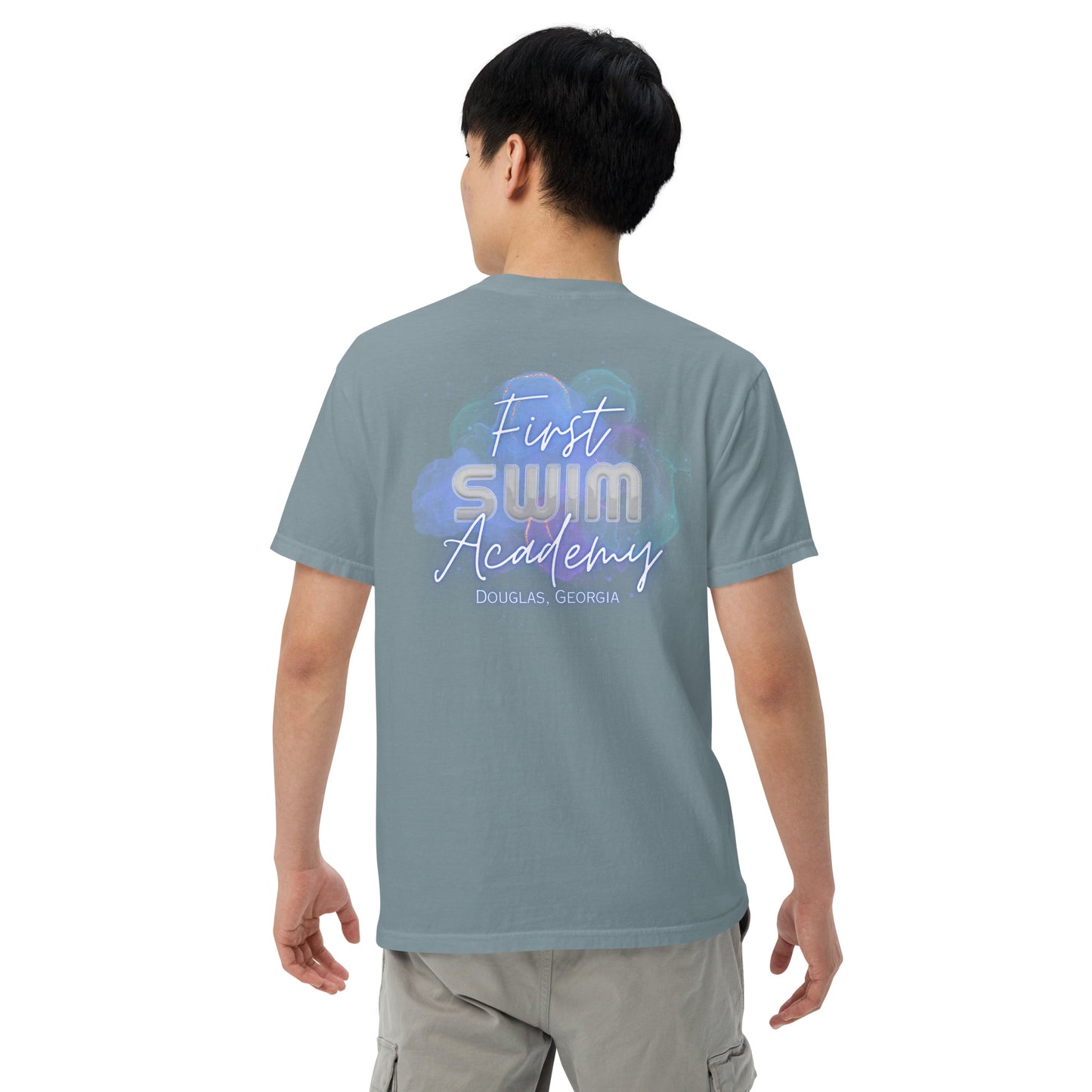 First Academy Swim Comfort Colors Heavyweight T-Shirt