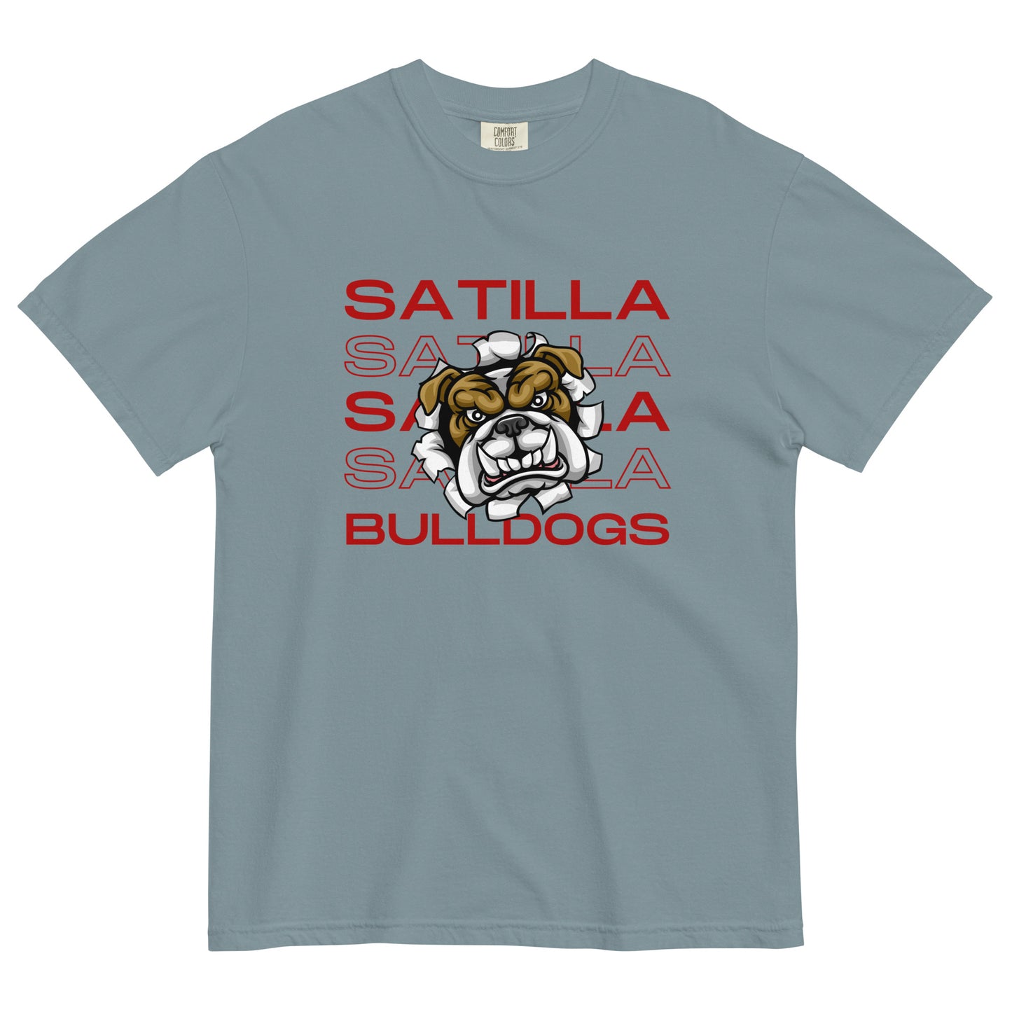 Satilla Bulldogs Comfort Colors Heavyweight School T-Shirt