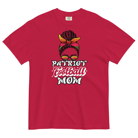 CCA Patriot Football Mom Comfort Colors Heavyweight T-Shirt