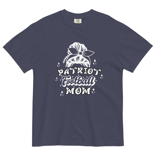 CCA Patriot Football Mom Comfort Colors Heavyweight T-Shirt