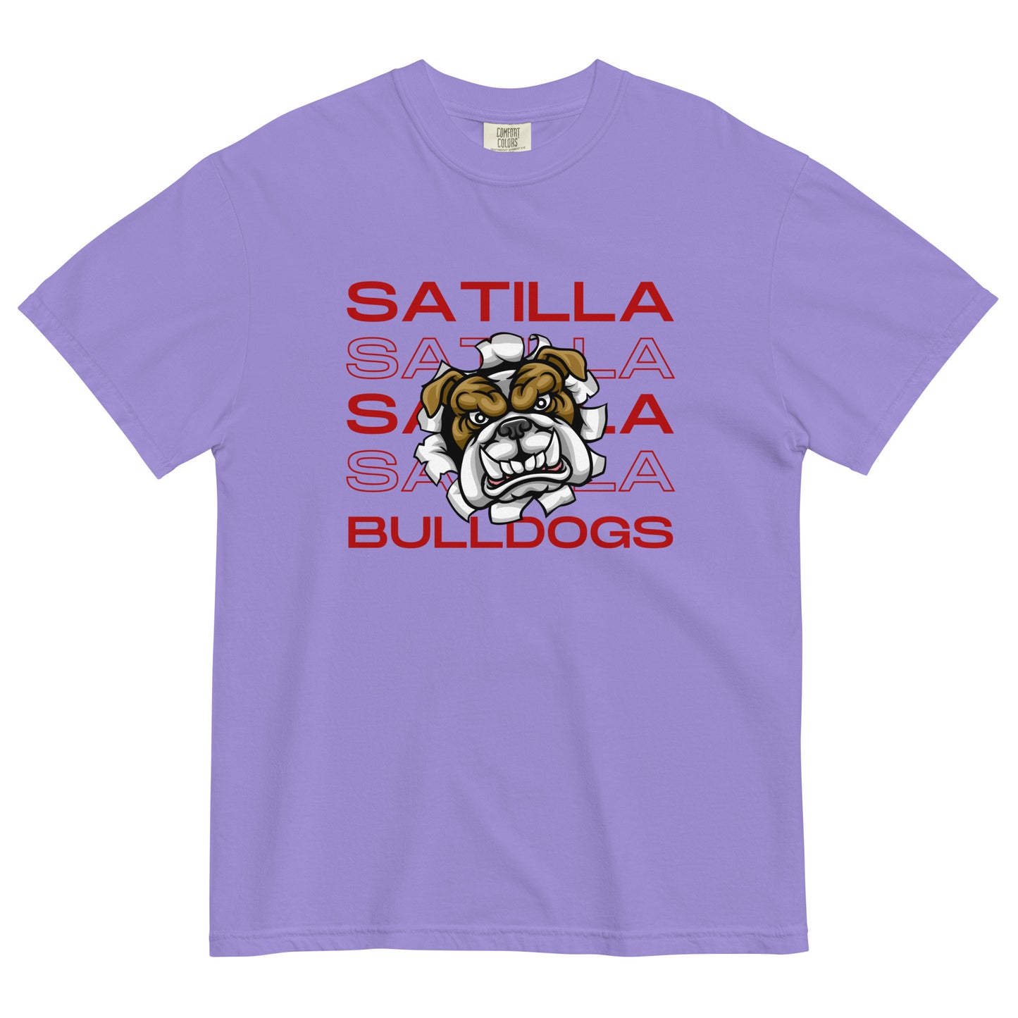 Satilla Bulldogs Comfort Colors Heavyweight School T-Shirt