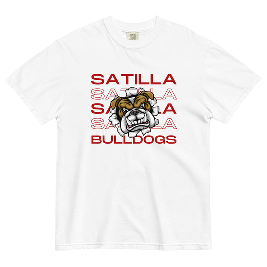 Satilla Bulldogs Comfort Colors Heavyweight School T-Shirt