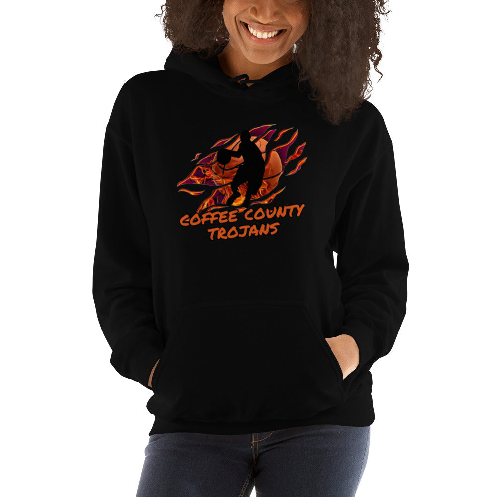 Coffee County Trojan Basketball Unisex Hoodie