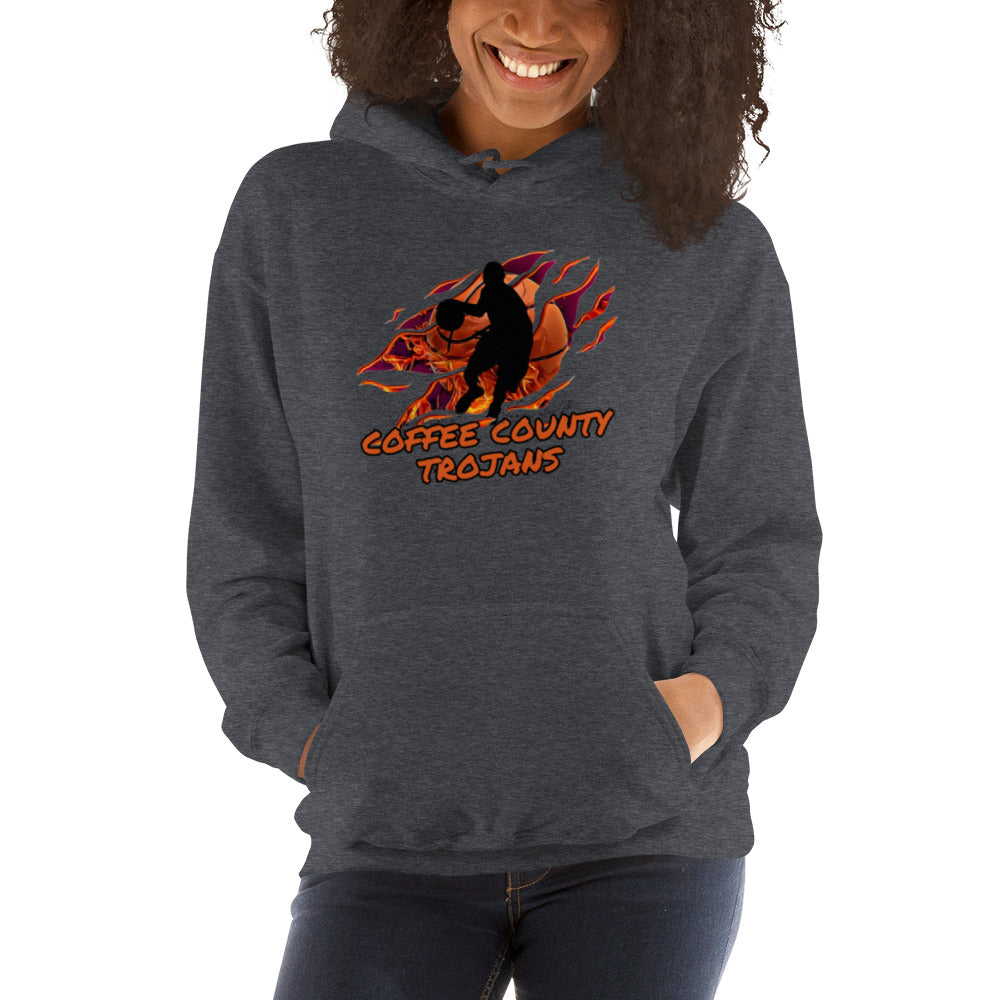 Coffee County Trojan Basketball Unisex Hoodie