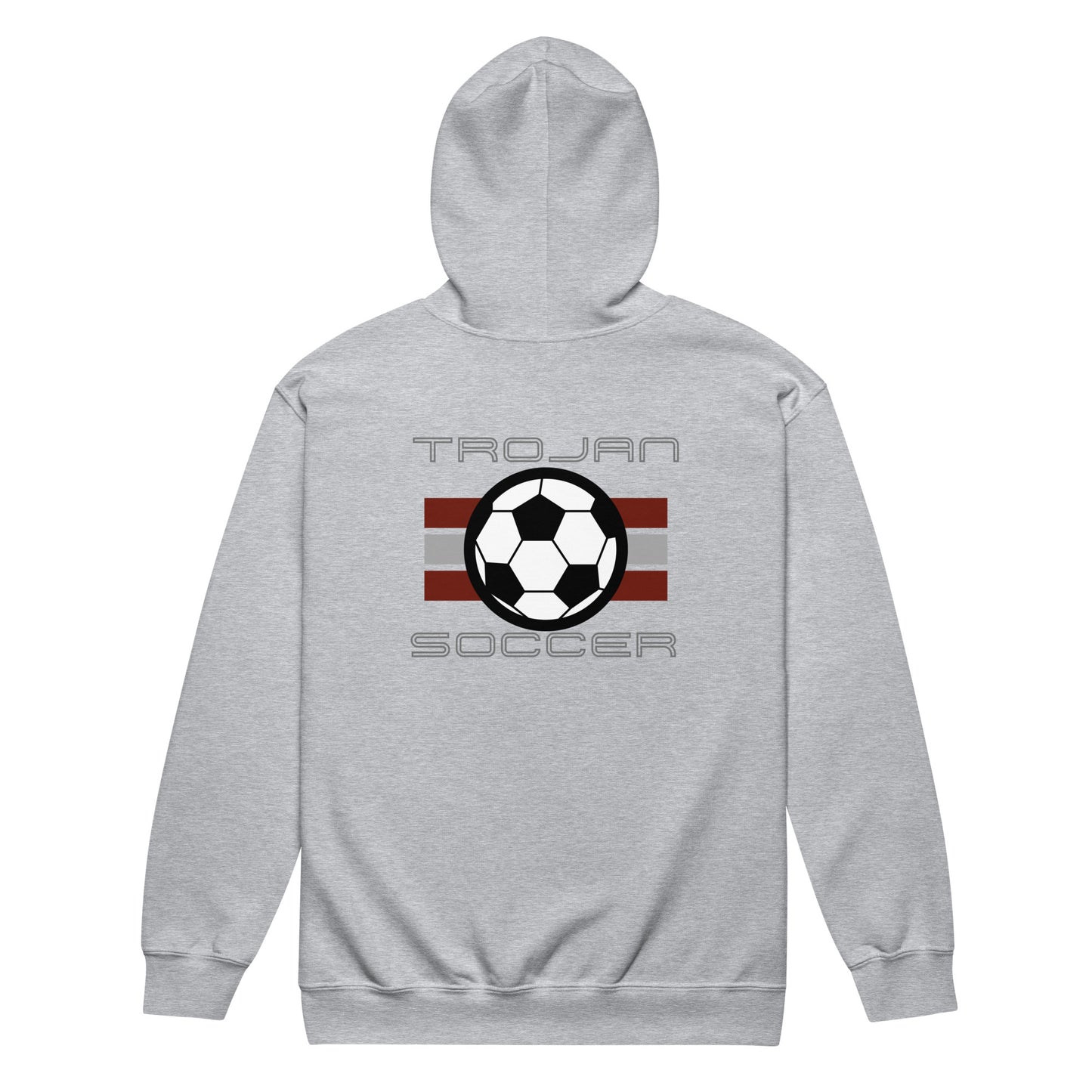 Trojan Soccer Unisex Zip Hoodie