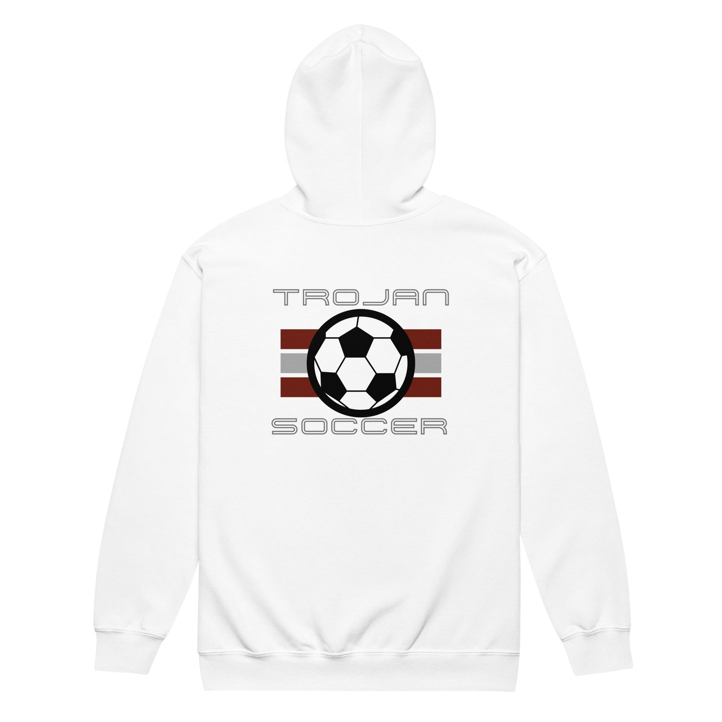 Trojan Soccer Unisex Zip Hoodie