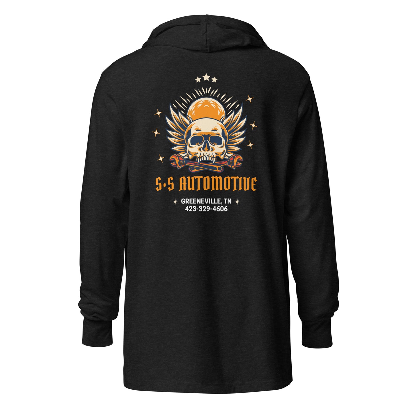 Custom S&S Automotive Hooded Long-Sleeve Tee