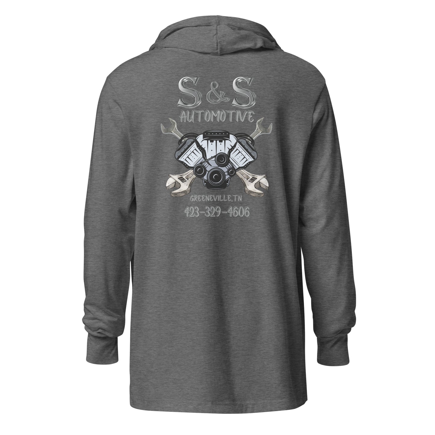 Custom S&S Automotive Hooded Long-Sleeve Tee