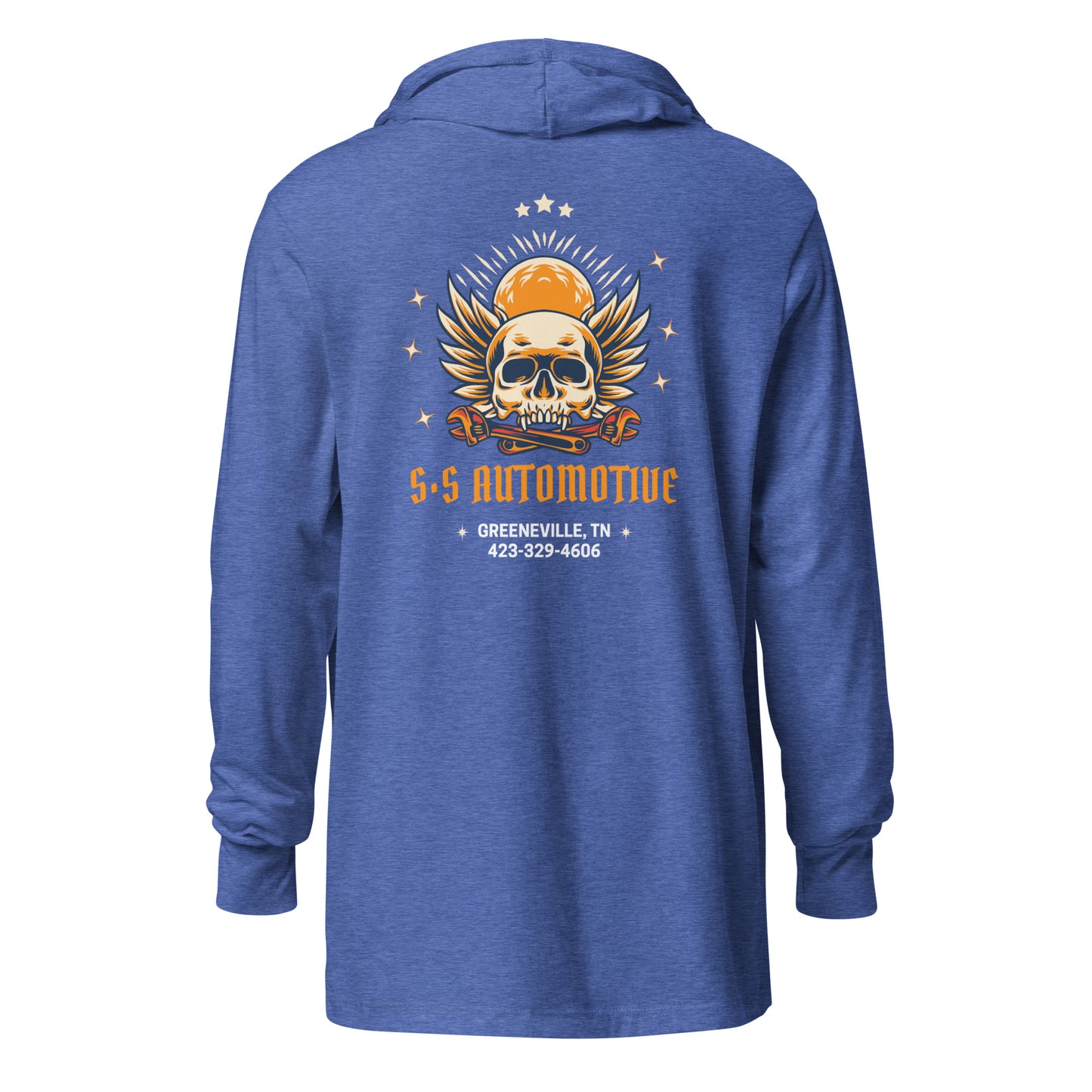 Custom S&S Automotive Hooded Long-Sleeve Tee