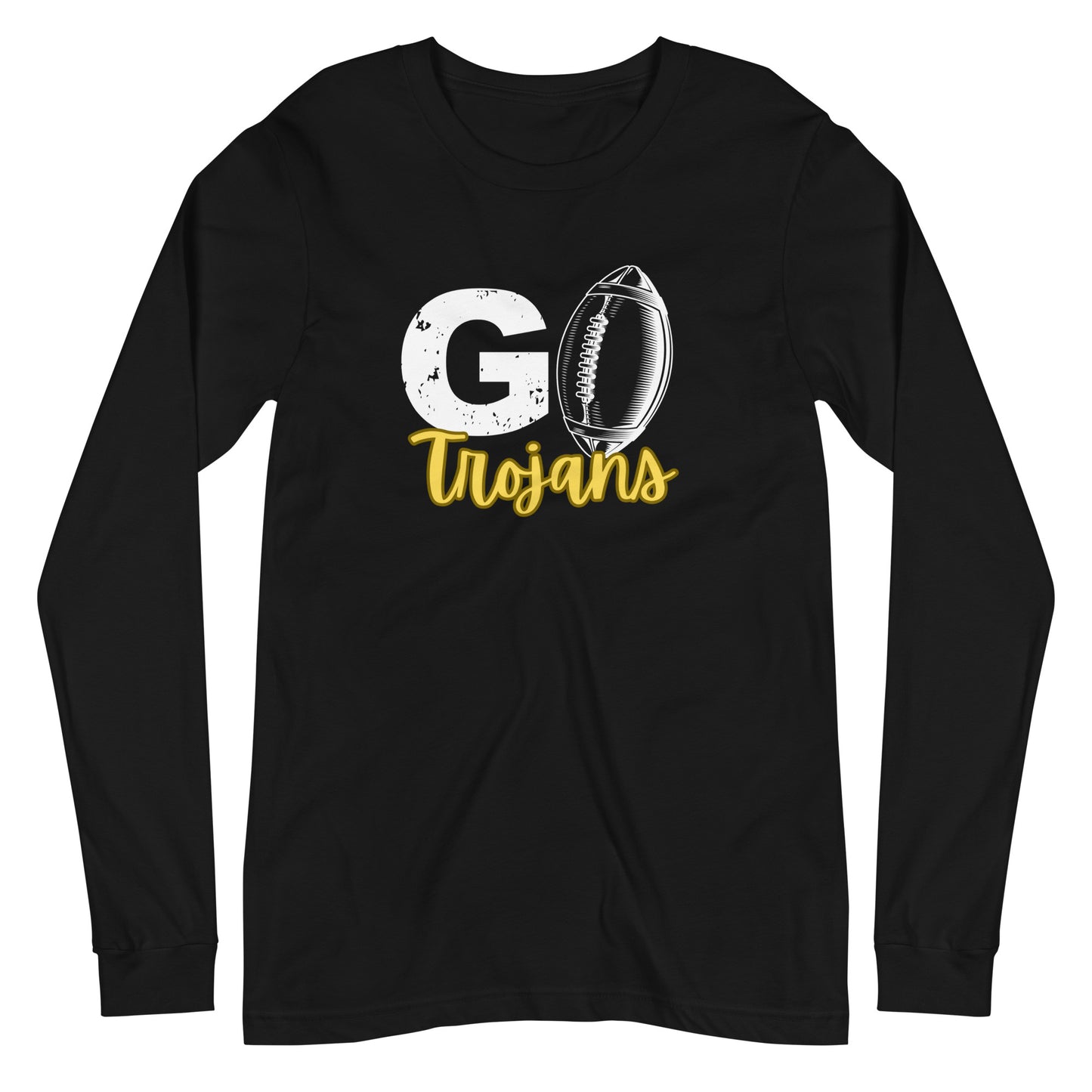 Go Trojans Football Unisex Long Sleeve Tee