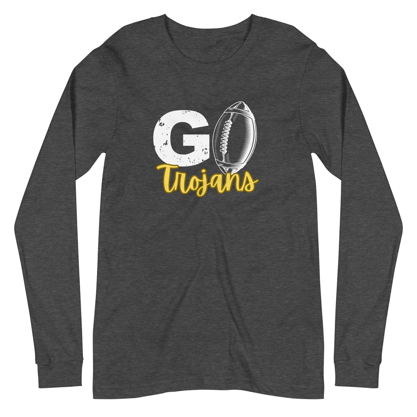 Go Trojans Football Unisex Long Sleeve Tee