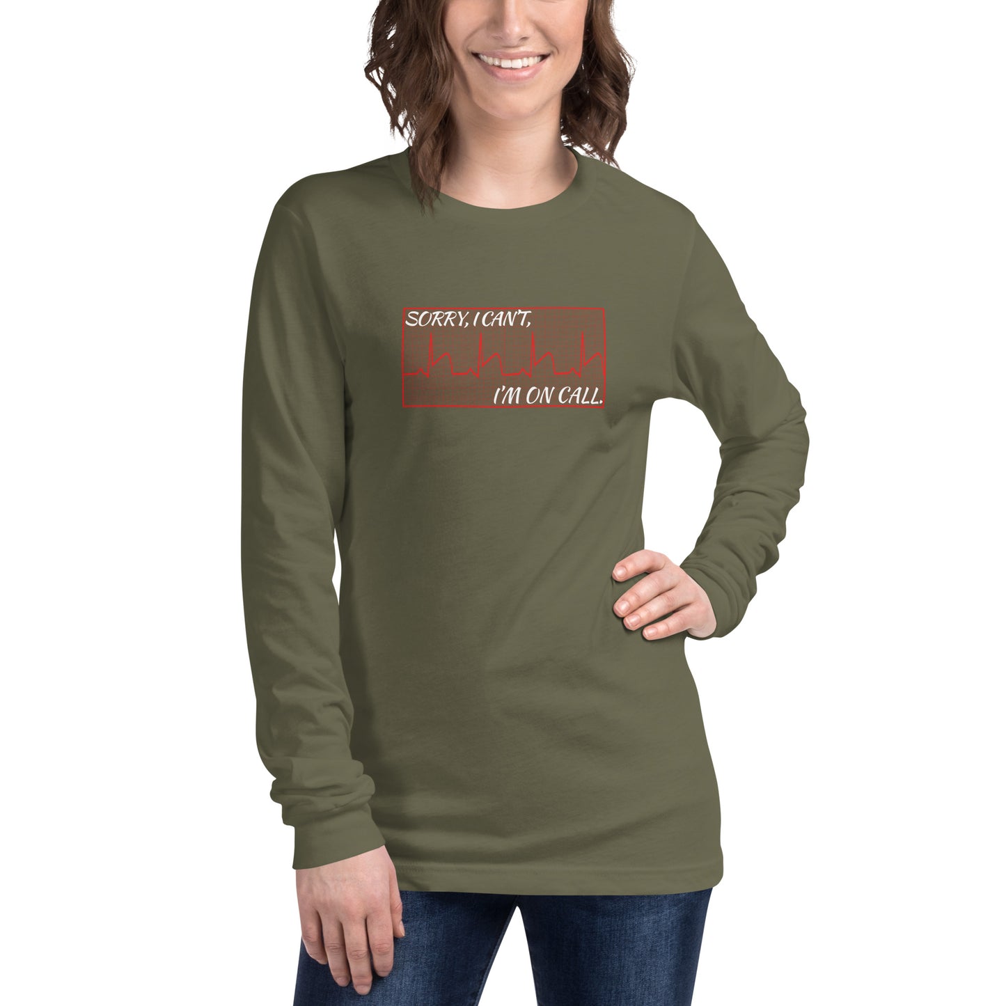 Cardiac Cath Lab On Call Healthcare Unisex Long Sleeve Tee