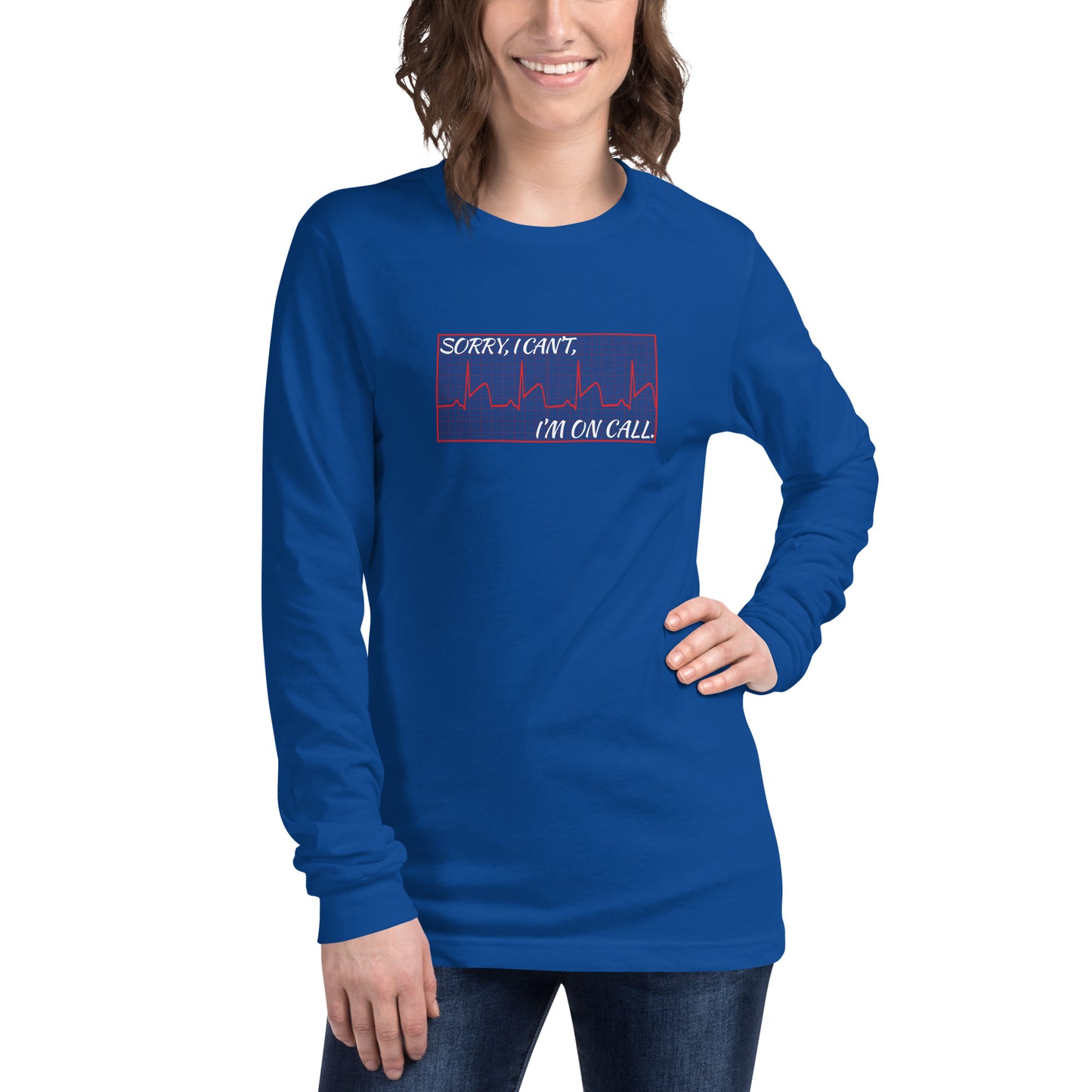 Cardiac Cath Lab On Call Healthcare Unisex Long Sleeve Tee