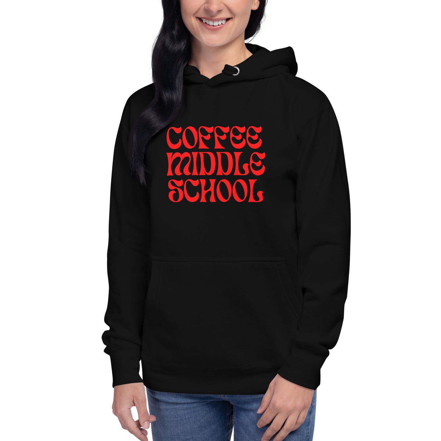 Coffee Middle School Typography Unisex Hoodie