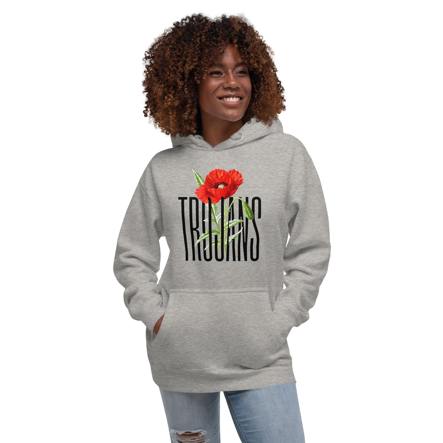 Coffee Trojan Women's Poppy Hoodie