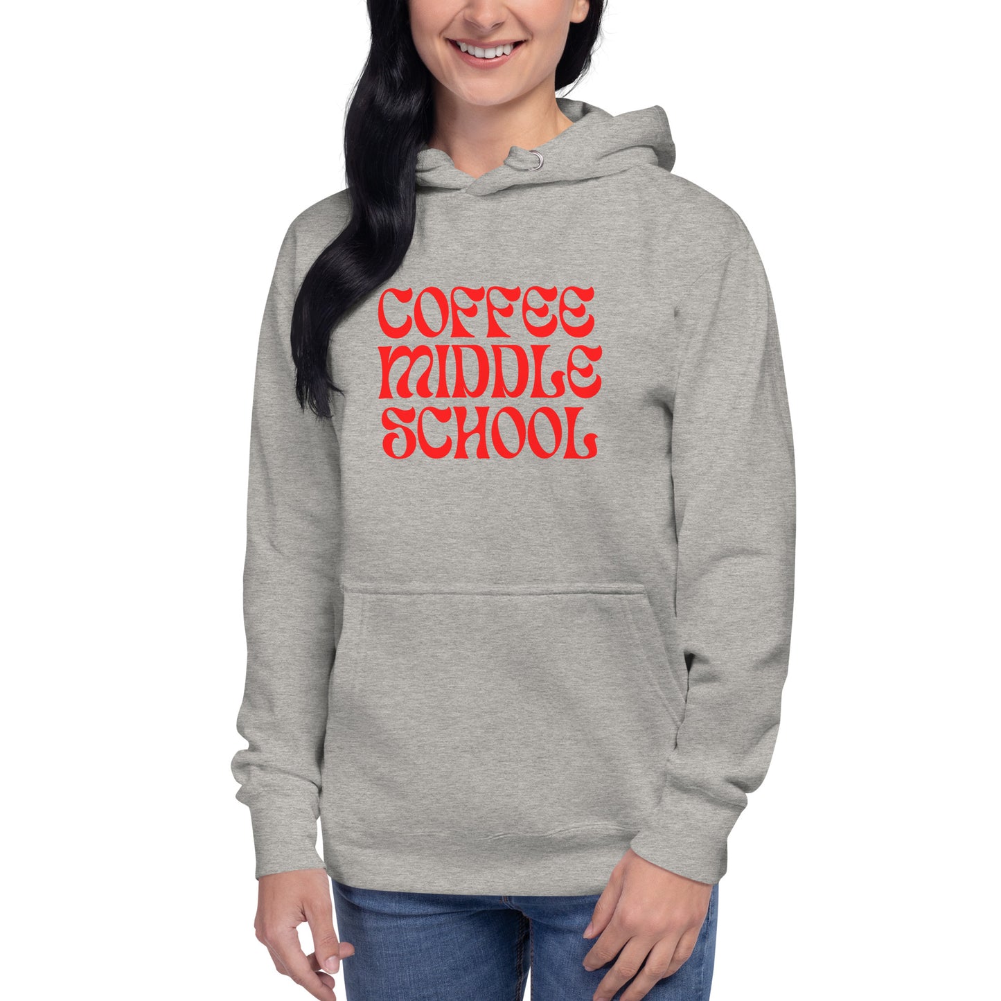 Coffee Middle School Typography Unisex Hoodie